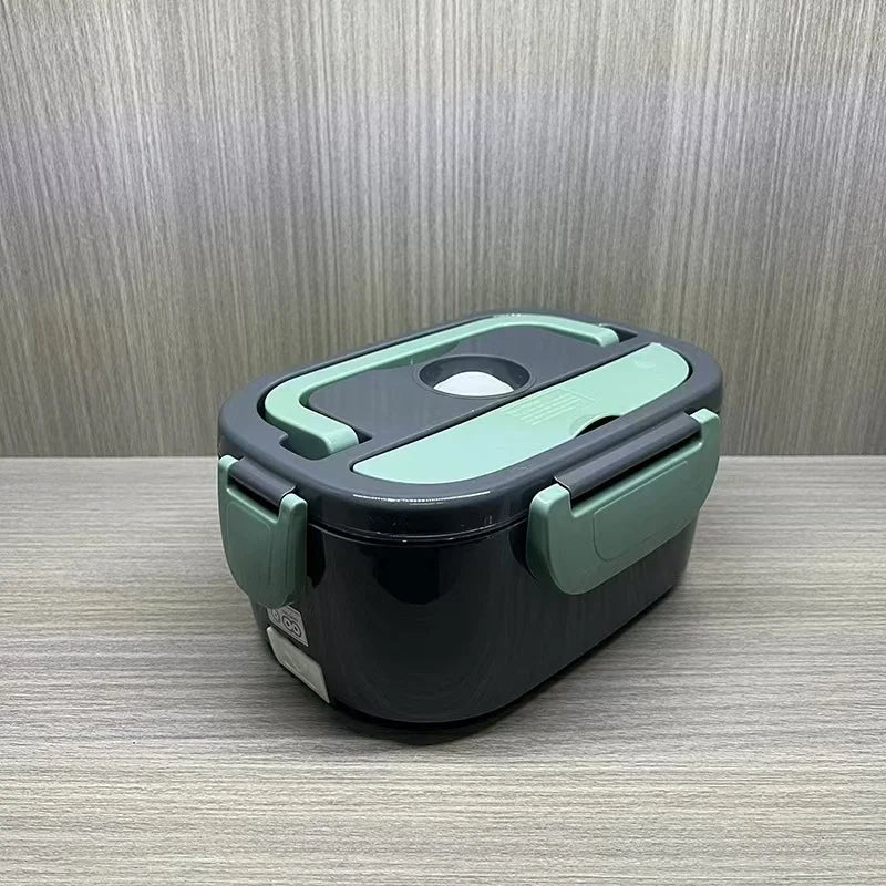 Portable 1.5L 60W Stainless Steel Electric Lunch Box with Bag for Outdoor Car Use 110V/220V Household Electric