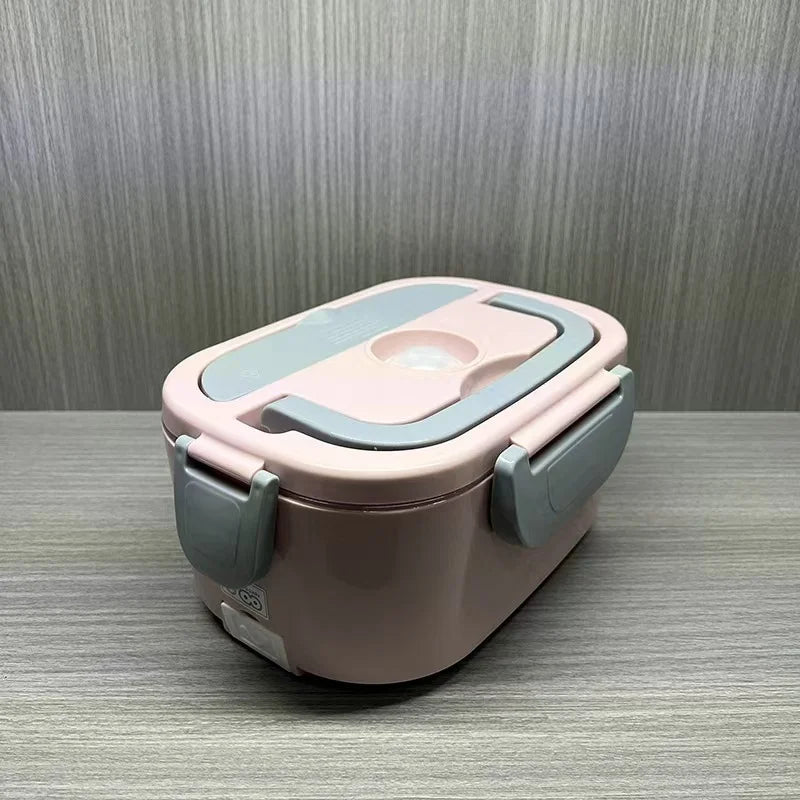 Portable 1.5L 60W Stainless Steel Electric Lunch Box with Bag for Outdoor Car Use 110V/220V Household Electric