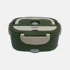 Portable 1.5L 60W Stainless Steel Electric Lunch Box with Bag for Outdoor Car Use 110V/220V Household Electric