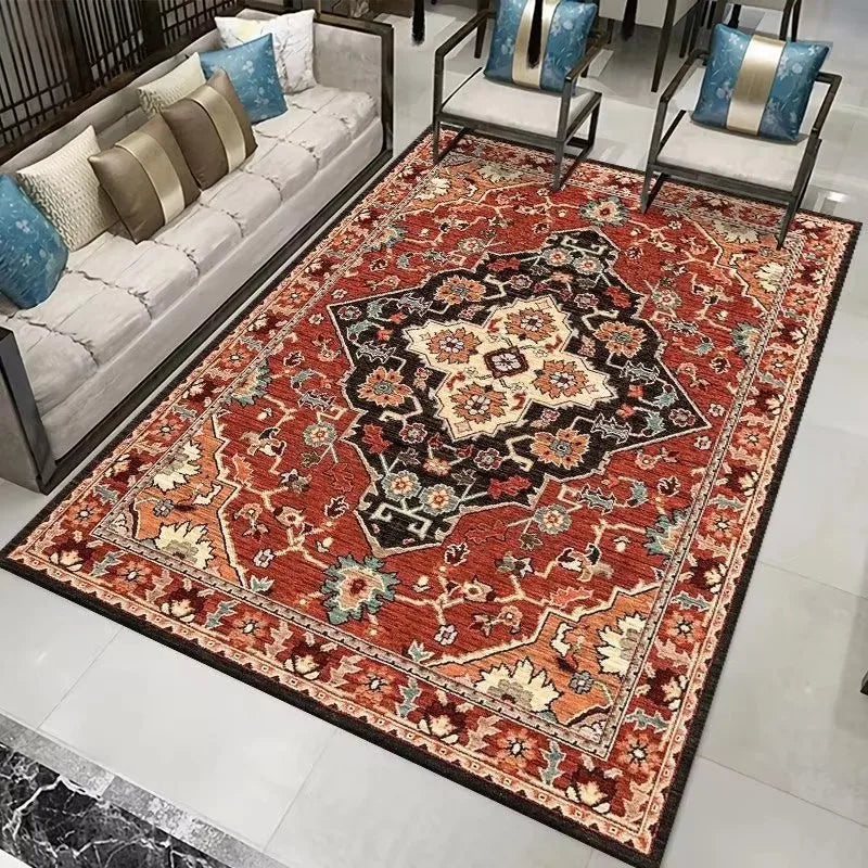Bohemian Living Room Area Rugs Anti Slip Carpet for Living Room ,Floor Bedroom Big Size Rugs, Sofa Mats, Study,Home Decoration