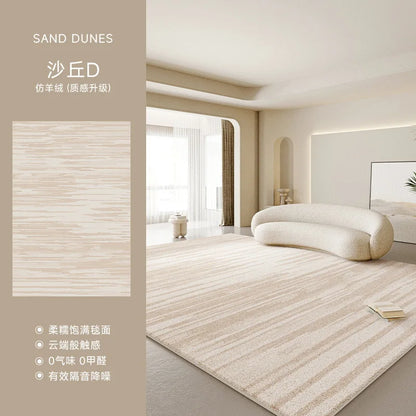 Super Soft Shaggy Rug Faux Wool Carpet for Living Room & Bedroom Extra Thick Non-Slip Long Narrow Floor Mat Plush Bedside Rug