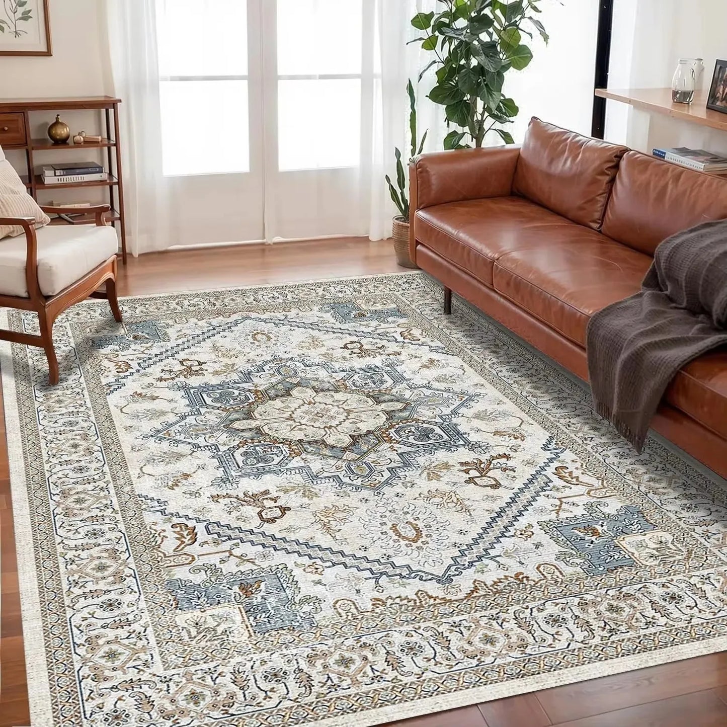 Bohemian Living Room Area Rugs Anti Slip Carpet for Living Room ,Floor Bedroom Big Size Rugs, Sofa Mats, Study,Home Decoration