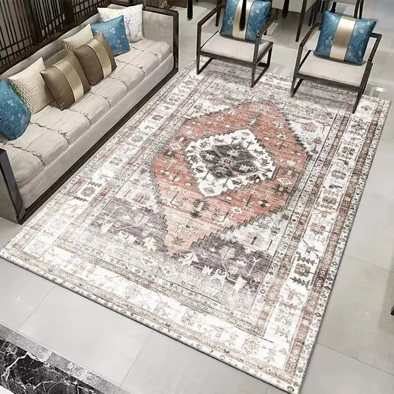 Bohemian Living Room Area Rugs Anti Slip Carpet for Living Room ,Floor Bedroom Big Size Rugs, Sofa Mats, Study,Home Decoration