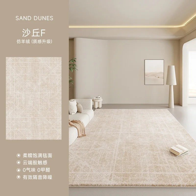 Super Soft Shaggy Rug Faux Wool Carpet for Living Room & Bedroom Extra Thick Non-Slip Long Narrow Floor Mat Plush Bedside Rug