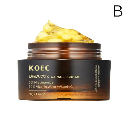 PDRN Pink Collagen Capsule Cream 5% Niachinamide VC Whitening Hydrolyzed Collagen Face Cream Moisturizing Firming Skin Care