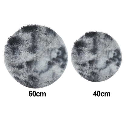 Cute Non-slip Round Soft Shaggy Rug Modern Round Rugs For Kids Bedroom Fluffie Shaggy Round Rugs For Baby Room Decoration Salon