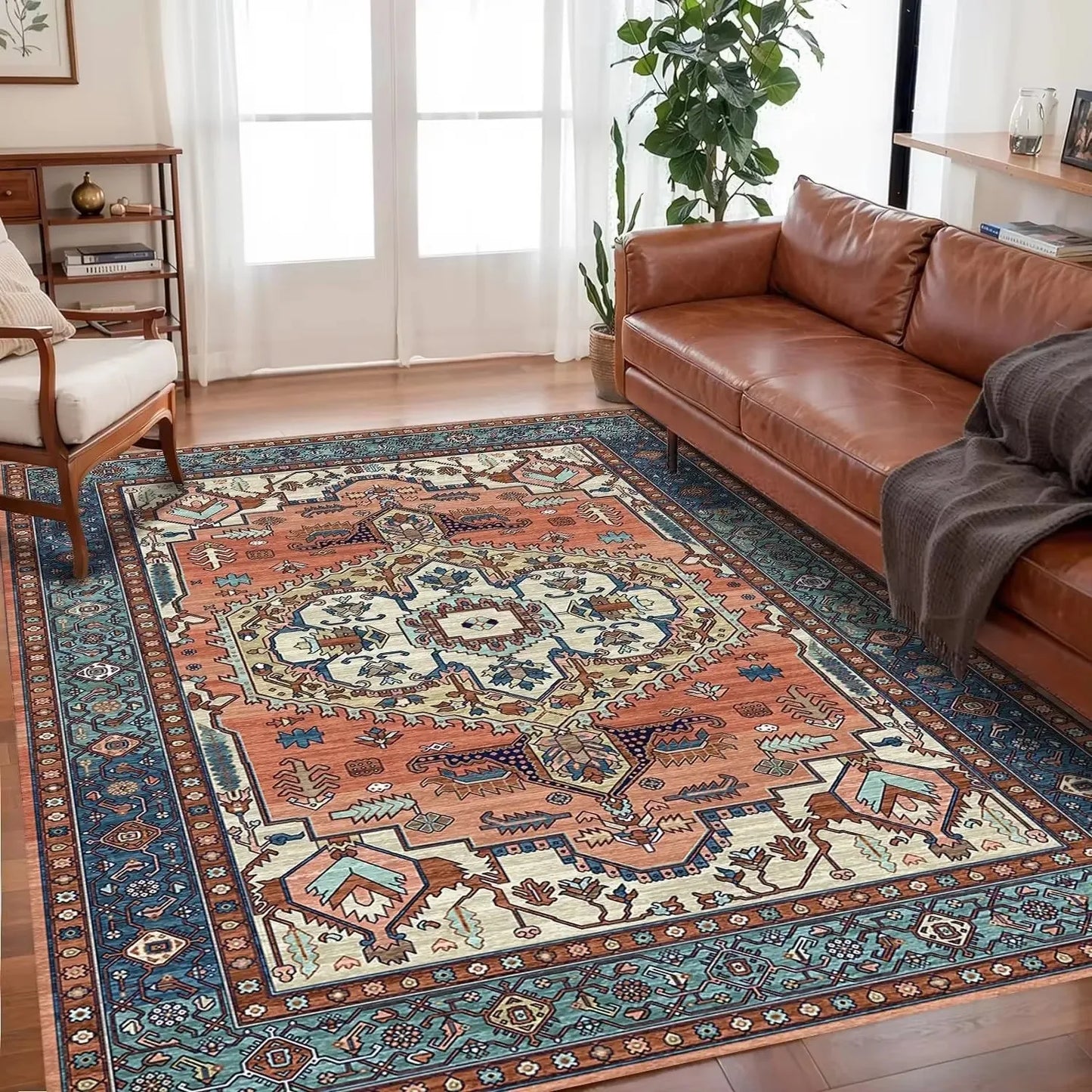 Bohemian Living Room Area Rugs Anti Slip Carpet for Living Room ,Floor Bedroom Big Size Rugs, Sofa Mats, Study,Home Decoration