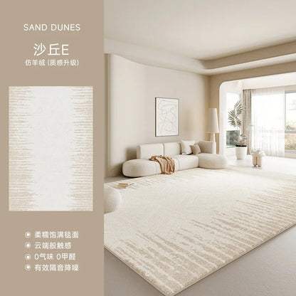 Super Soft Shaggy Rug Faux Wool Carpet for Living Room & Bedroom Extra Thick Non-Slip Long Narrow Floor Mat Plush Bedside Rug