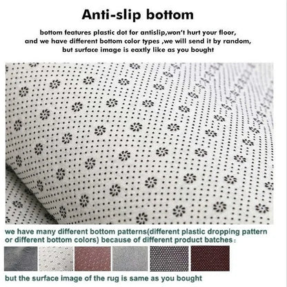 Turkey Persian Bohemian Area Rug Large,Carpet Rug for Living Room Bedroom Sofa Doormat Decoration,Kid Play Non-slip Floor Mat