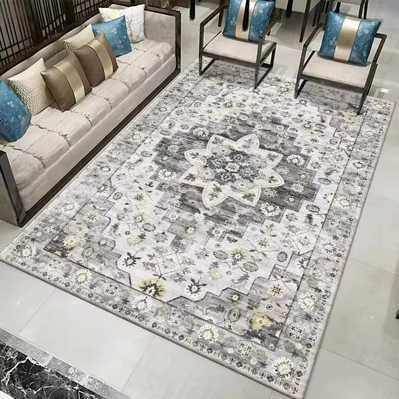 Bohemian Living Room Area Rugs Anti Slip Carpet for Living Room ,Floor Bedroom Big Size Rugs, Sofa Mats, Study,Home Decoration