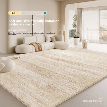 Super Soft Shaggy Rug Faux Wool Carpet for Living Room & Bedroom Extra Thick Non-Slip Long Narrow Floor Mat Plush Bedside Rug