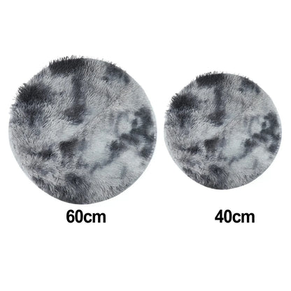 Cute Non-slip Round Soft Shaggy Rug Modern Round Rugs For Kids Bedroom Fluffie Shaggy Round Rugs For Baby Room Decoration Salon