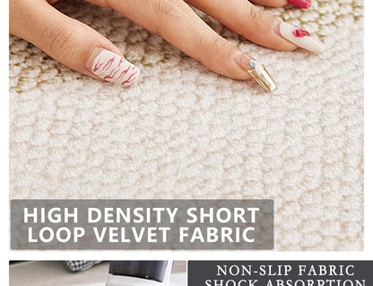 Round Living Room Rug Stain-Resistant Durable Wear-Resistant Floor Mat Luxurious Floral Rugs Large Size Home Decoration Carpet