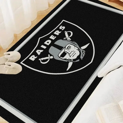 R-Raiders Rugby Decor Carpet for Living Room Bedroom Leisure Area Anti-slip Floor Mats Bedside Soft Rugs Doormat Welcome Rug
