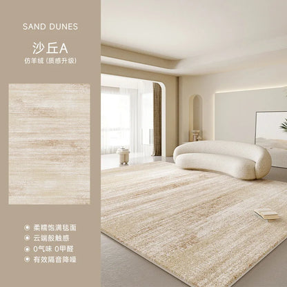Super Soft Shaggy Rug Faux Wool Carpet for Living Room & Bedroom Extra Thick Non-Slip Long Narrow Floor Mat Plush Bedside Rug