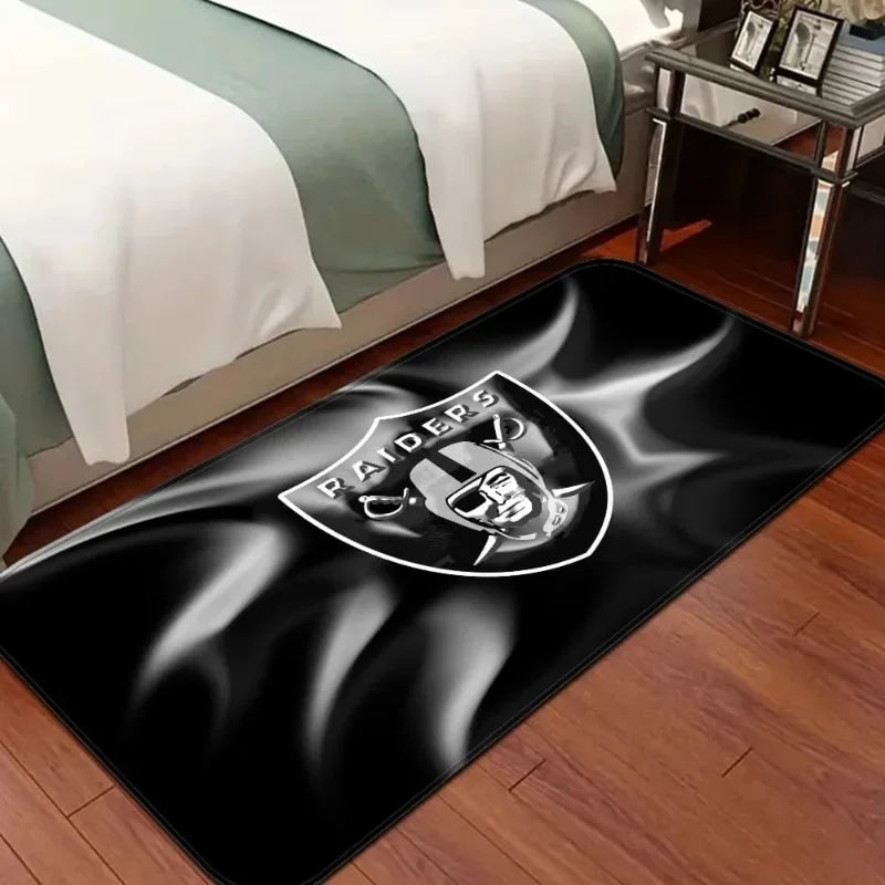 R-Raiders Rugby Decor Carpet for Living Room Bedroom Leisure Area Anti-slip Floor Mats Bedside Soft Rugs Doormat Welcome Rug