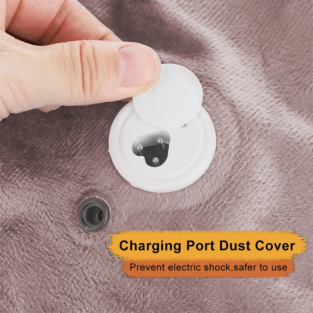 Electric Hand Warmer Bag EU Plug Rechargeable Reusable Hand Warmer For Abdomen Hands Warm Pocket Hot Water Injection Heating Bag