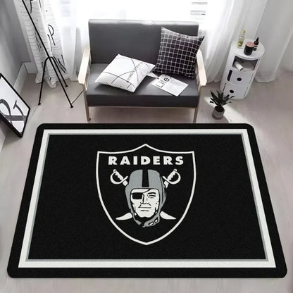 R-Raiders Rugby Decor Carpet for Living Room Bedroom Leisure Area Anti-slip Floor Mats Bedside Soft Rugs Doormat Welcome Rug